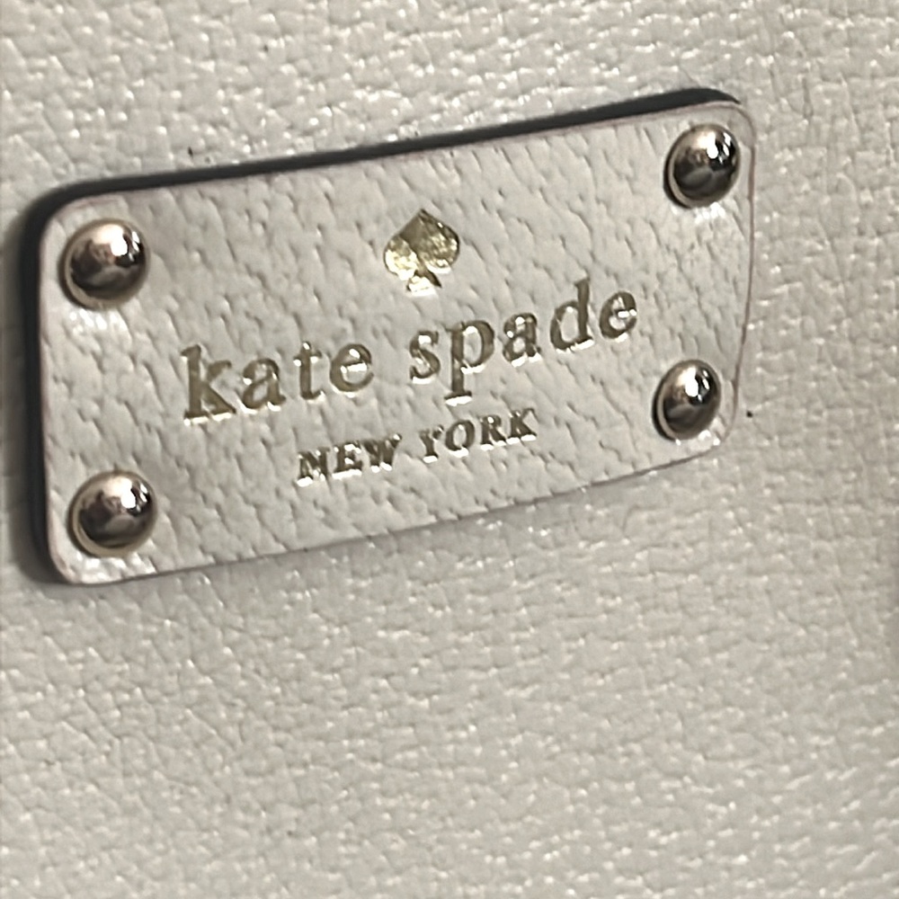 KATE SPADE RACHELLE IVORY SATCHEL W/STRAP - Picture 6 of 10